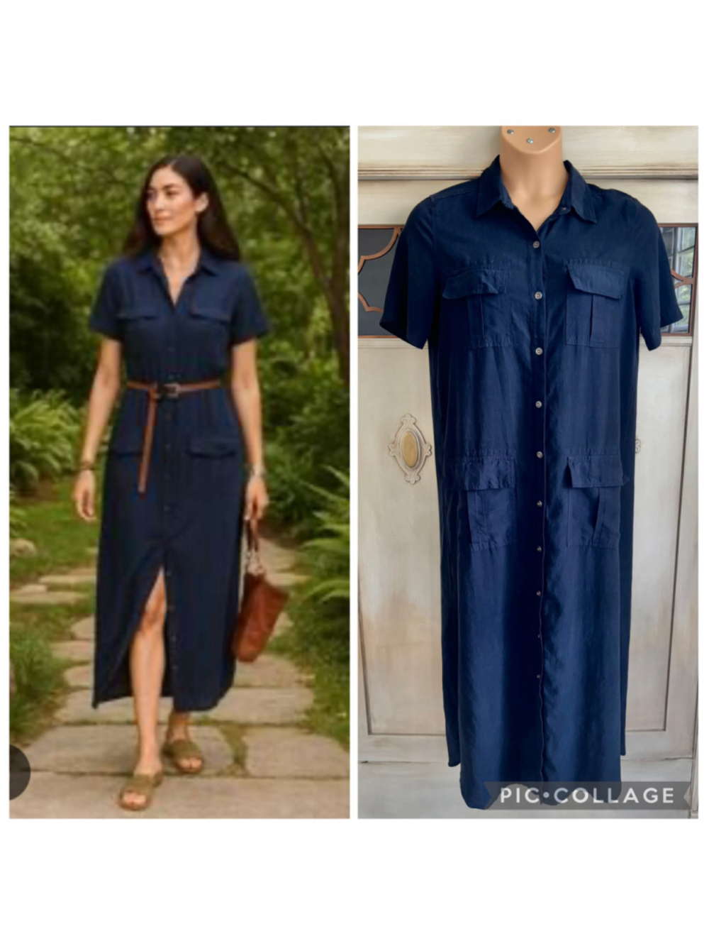 NWT Sundance Cargo Style Maxi Dress 100% Lyocell | Sz Med